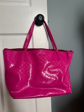 kate spade Hot Pink Patent Tote Bag